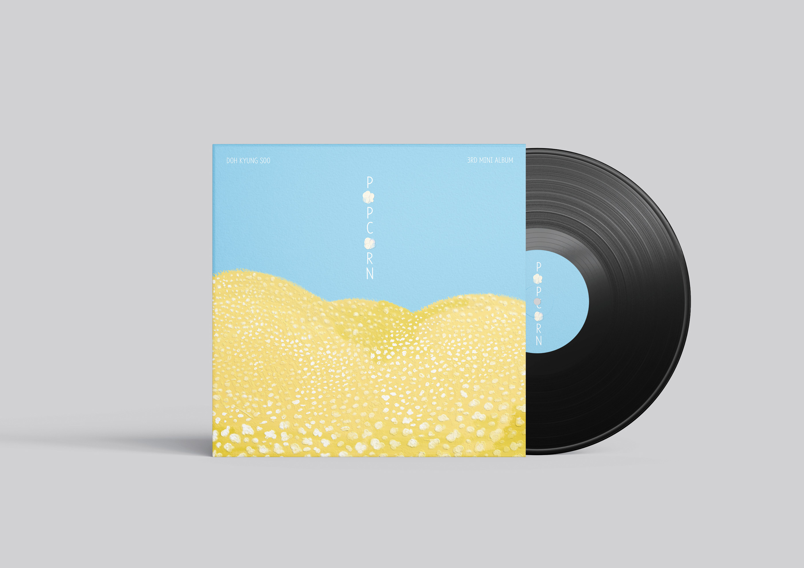 POPCORN LP Artwork (Yellow)
