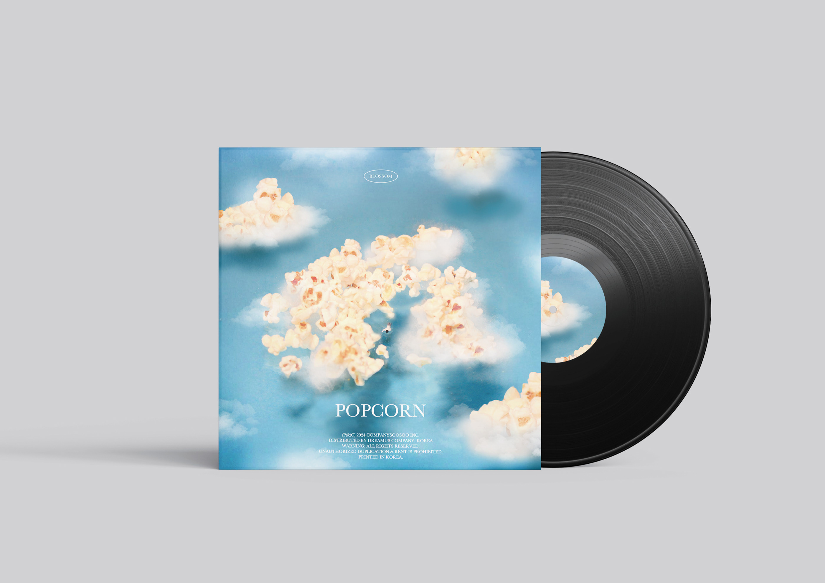 POPCORN LP Artwork (Blue)